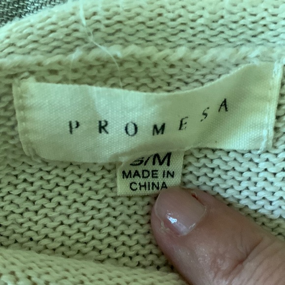 Womens Boutique Sweater Promesa Star Fall Small/Medium 3/4 sleeve - Picture 2 of 2